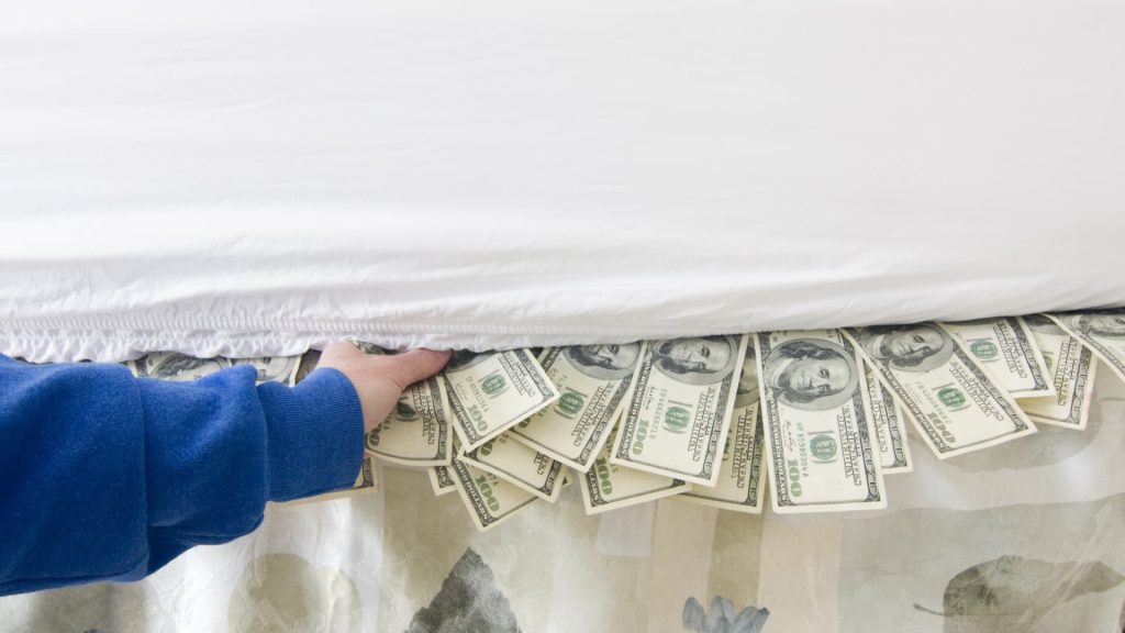 Here’s why it’s risky to hide cash at home