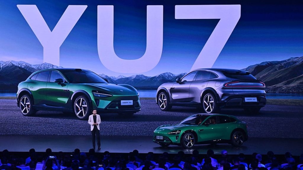 Xiaomi takes aim at Tesla’s bestselling car in China with its longer-range YU7