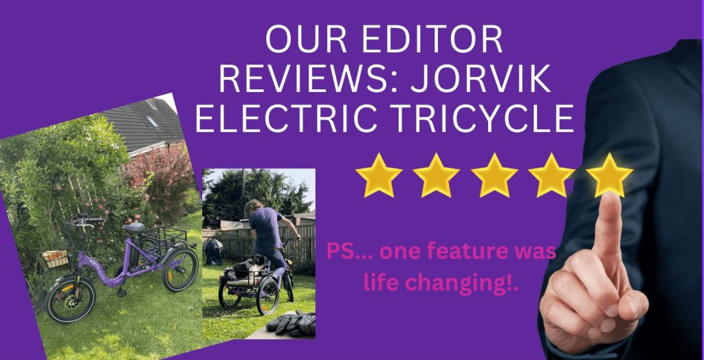 Jorvik Elite Low Step Through Electric Folding Tricycle (JET-E): A Personal Take